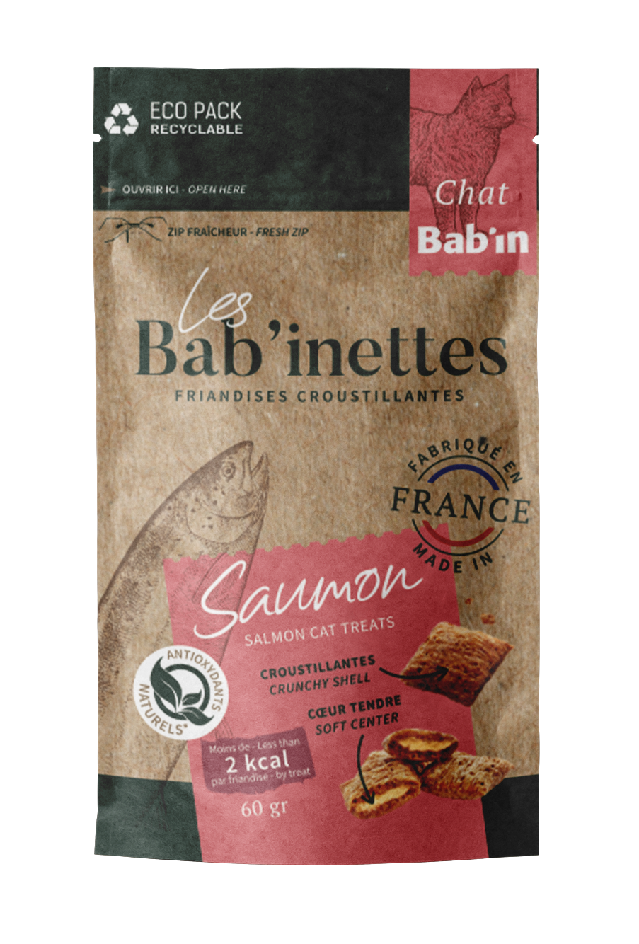 Friandises pour chat au saumon