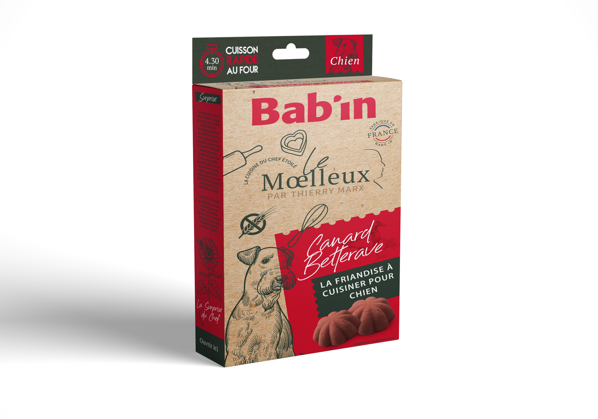 Le moelleux à cuisiner par le chef Thierry Marx (chien)