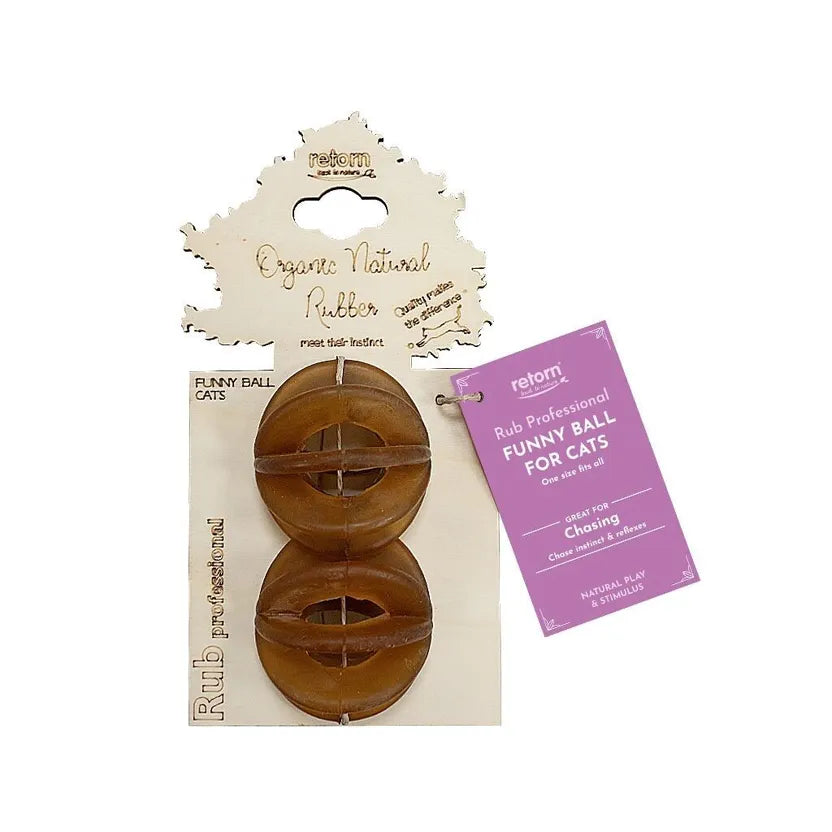 Jouet pour chat Rub Funny Ball x2