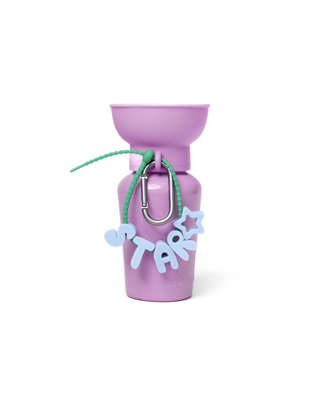 Bouteille d'eau de voyage pour chien 590ml à bouchon flip