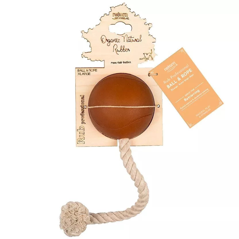 Jouet Rub Balle avec corde