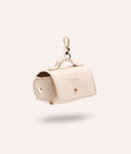 Porte-sacs pour chien beige en cuir vegan Jala