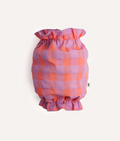 Snood chien motif Vichy violet