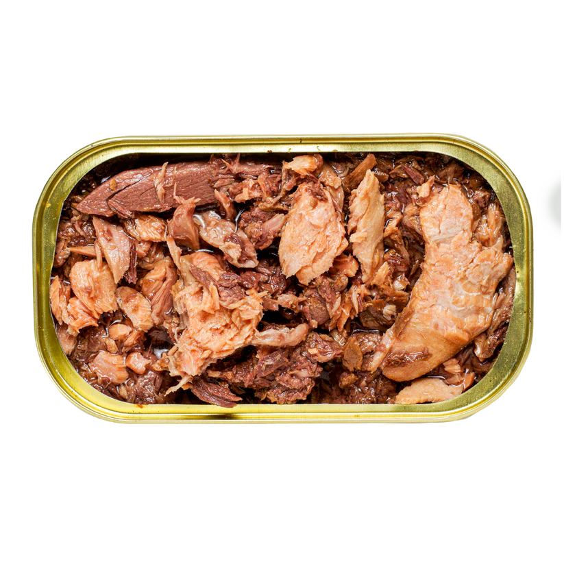 Filet de thon avec saumon