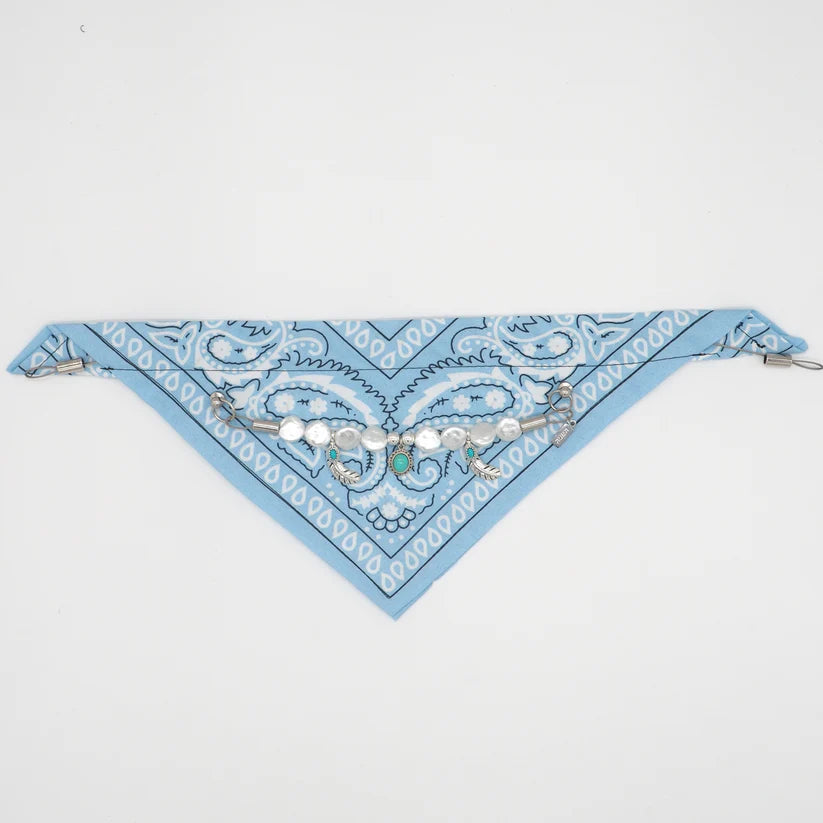 Bandana plat Blue cactus