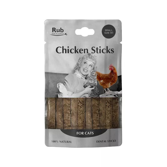 Stick au poulet pour chat