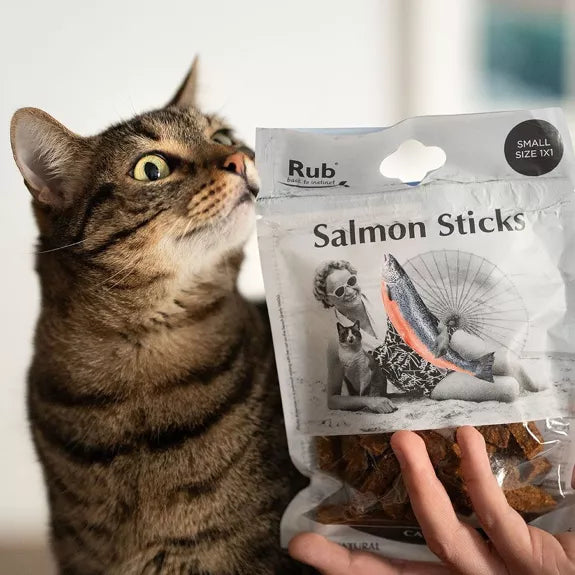 Stick au saumon pour chat