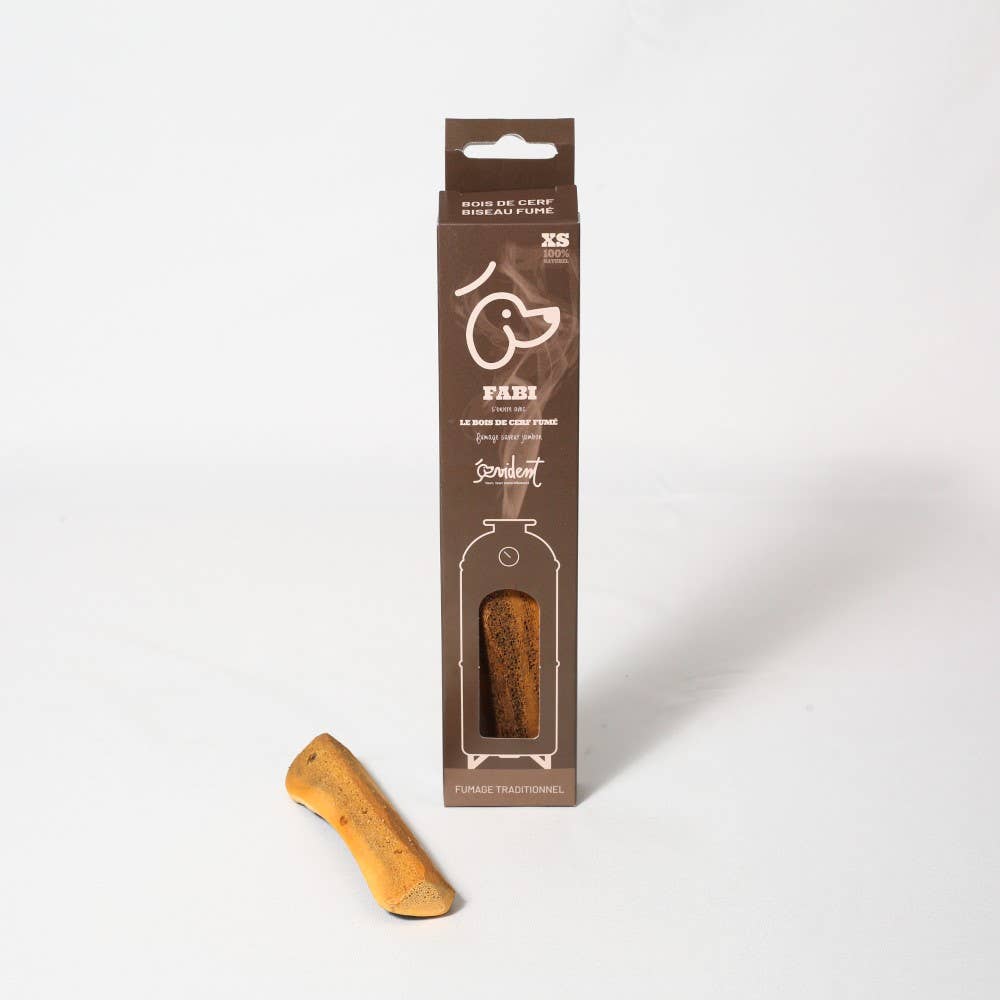 FABI - Bois de cerf biseau fumé au jambon, sans arôme !