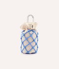 Porte-sac à déjections bleu